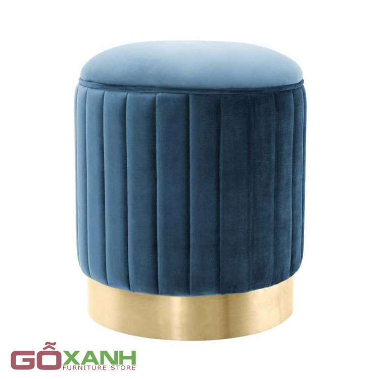 don-ghe-sofa-hinh-tron-vien-inox-ma-vang-3 Đôn ghế sofa hình tròn viền Inox mạ vàng