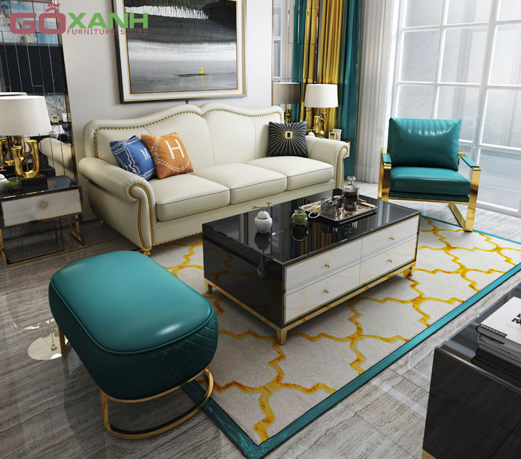 Đóng sofa tân cổ điển, nhận đặt hàng salon theo yêu cầu 3