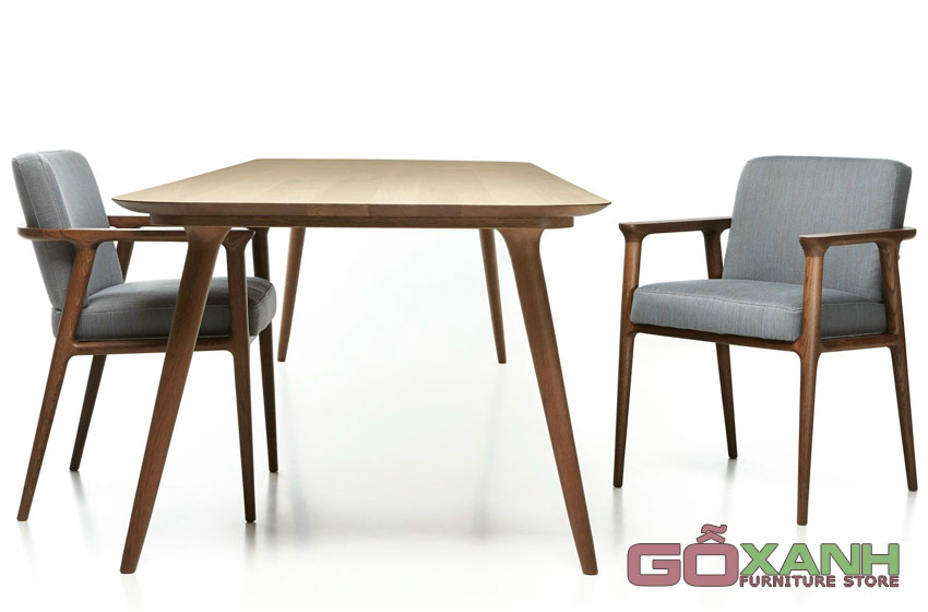 Ghế ăn bọc nệm có tay vịn, ghế ăn kiểu dáng nhập khẩu 2