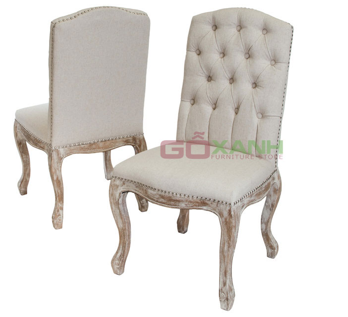 ghe-an-co-dien-1 Ghế ăn cổ điển, ghế ăn khung gỗ bọc sofa cổ điển