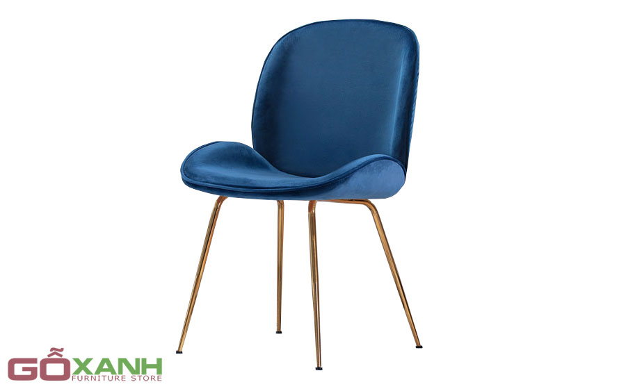 Ghế ăn bọc nệm chân inox