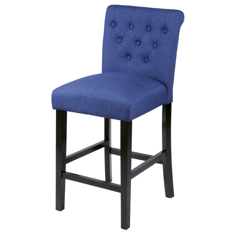 Ghế cafe gỗ bọc nệm chân cao, ghế cafe bar hiện đại