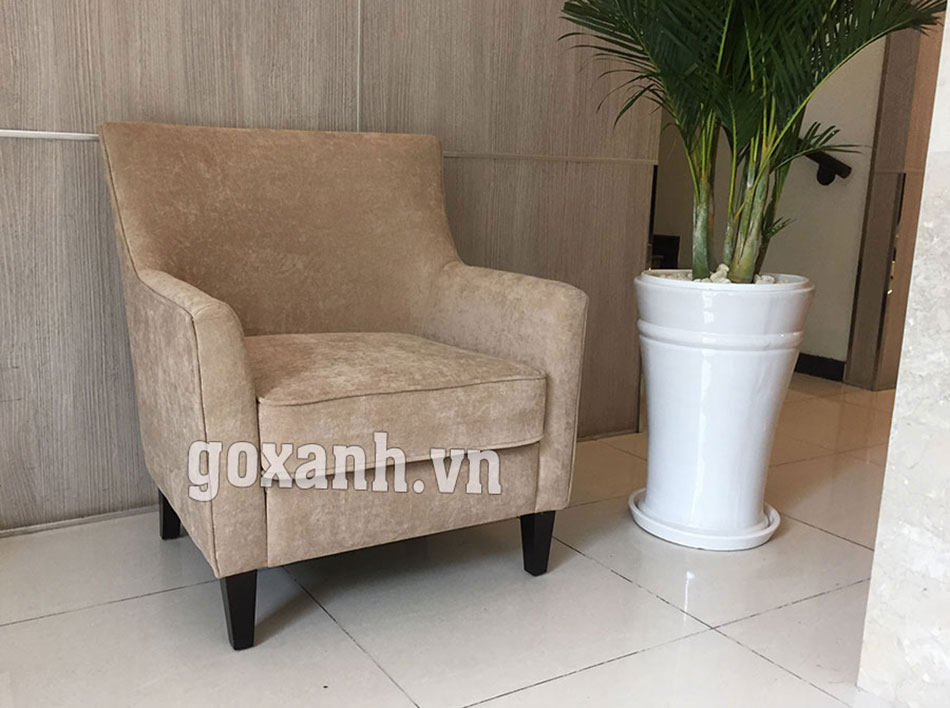 Ghế cafe gỗ bọc nệm cao cấp, ghế khách sạn sang trọng 1