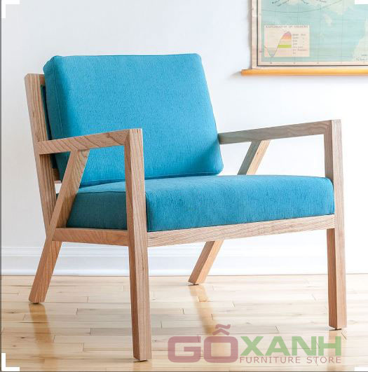 Ghế cafe gỗ sồi bọc nệm cho quán cafe sang trọng hơn