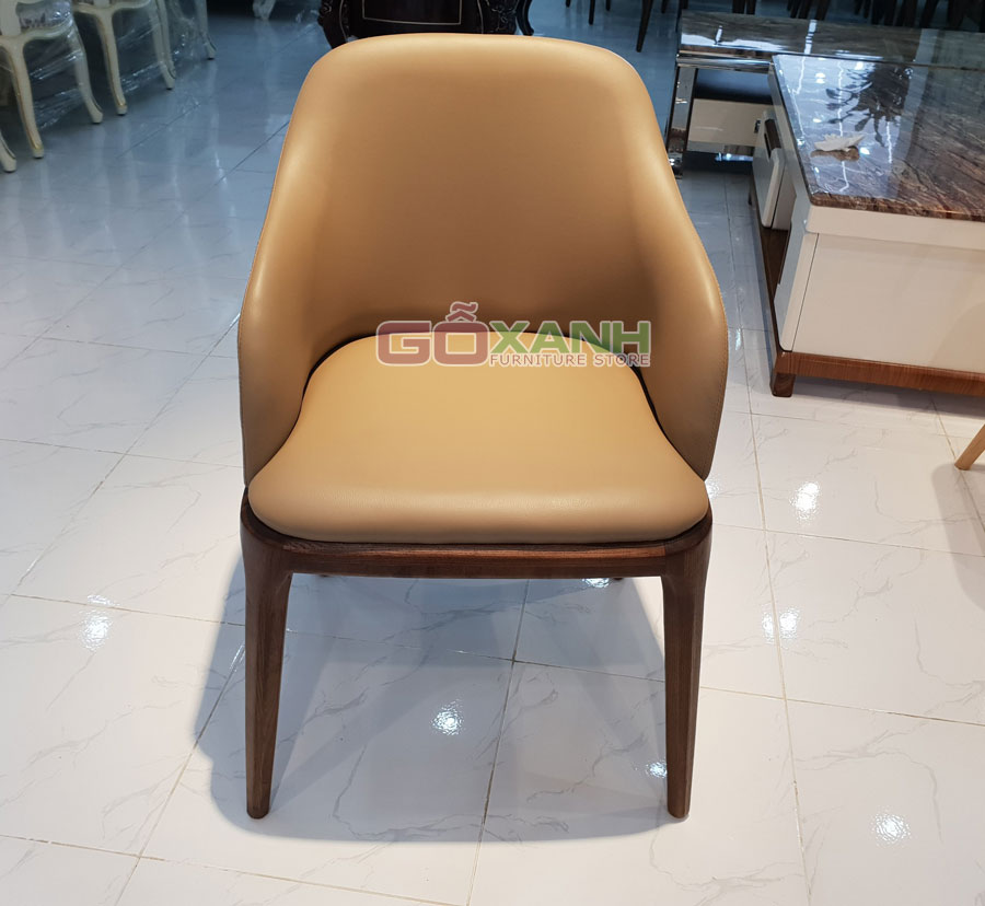 Ghế Grace gỗ sồi có tay / Ghế ăn, ghế cafe grace gỗ tự nhiên bọc nệm 2