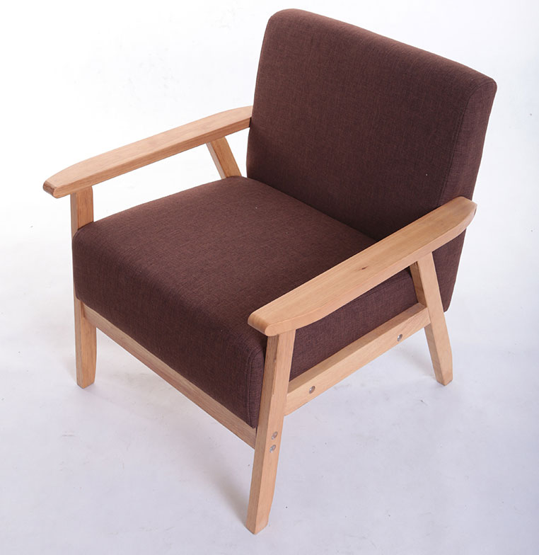 Ghế nệm khung gỗ, sofa cafe khung gỗ