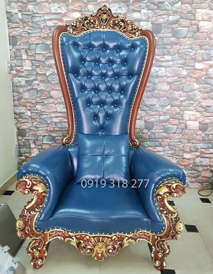 Ghế nữ hoàng xanh
