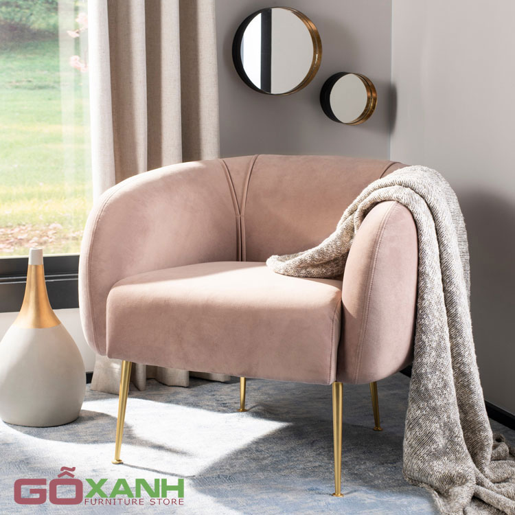 Ghế sa lông cafe đẹp Gỗ Xanh, kiểu dáng đơn giản 13