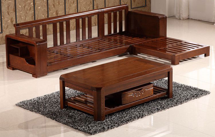 Ghế sofa sa lông gỗ phòng khách sang trọng cho chung cư 1