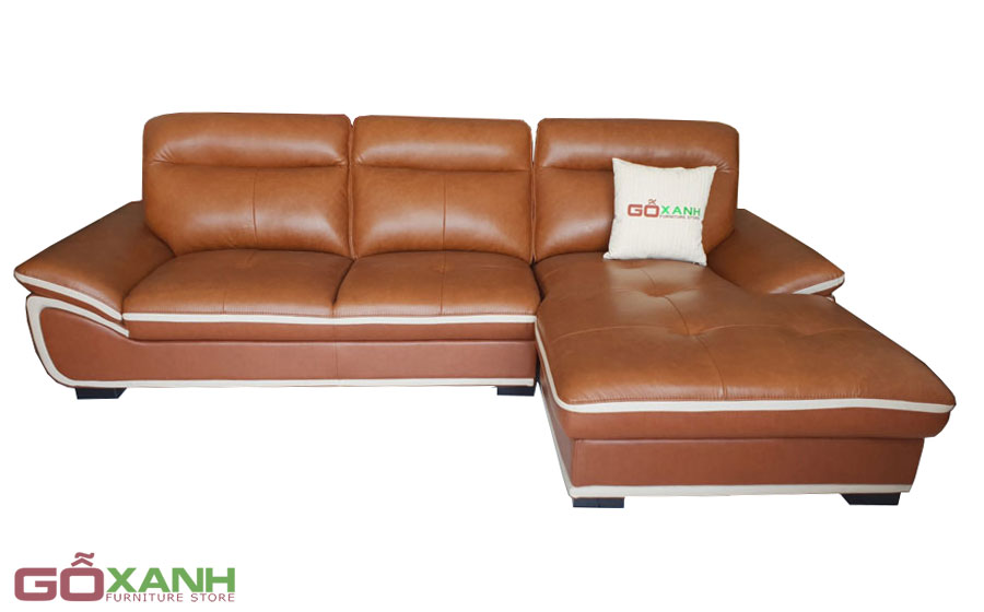 Ghế sa lông phòng khách da thật