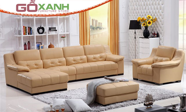 Kích thước bộ ghế sofa hình chữ L tuyệt đẹp