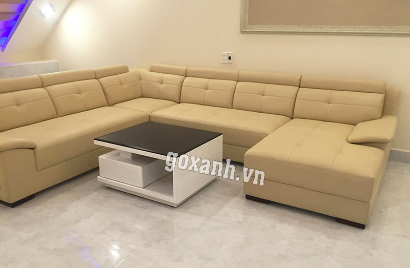 Ghế sofa chữ u kiểu dáng hiện đại cho phòng karaoke gia đình 3