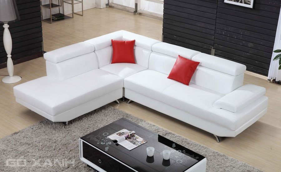 Ghế sofa da hiện đại, salon chất liệu da công nghiệp cao cấp