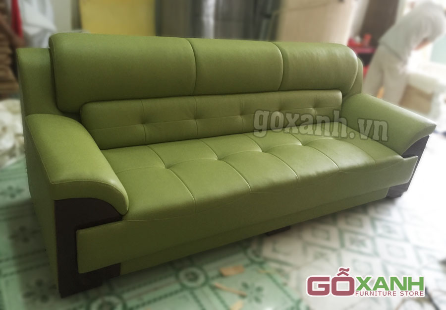 Ghế sofa đơn tay gỗ, sofa đơn hiện đại 2