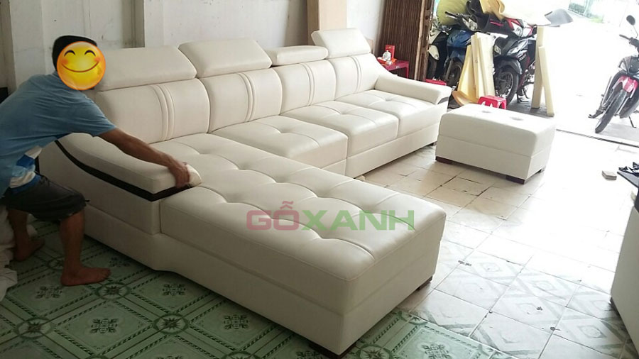 Ghế sofa cao cấp màu trắng