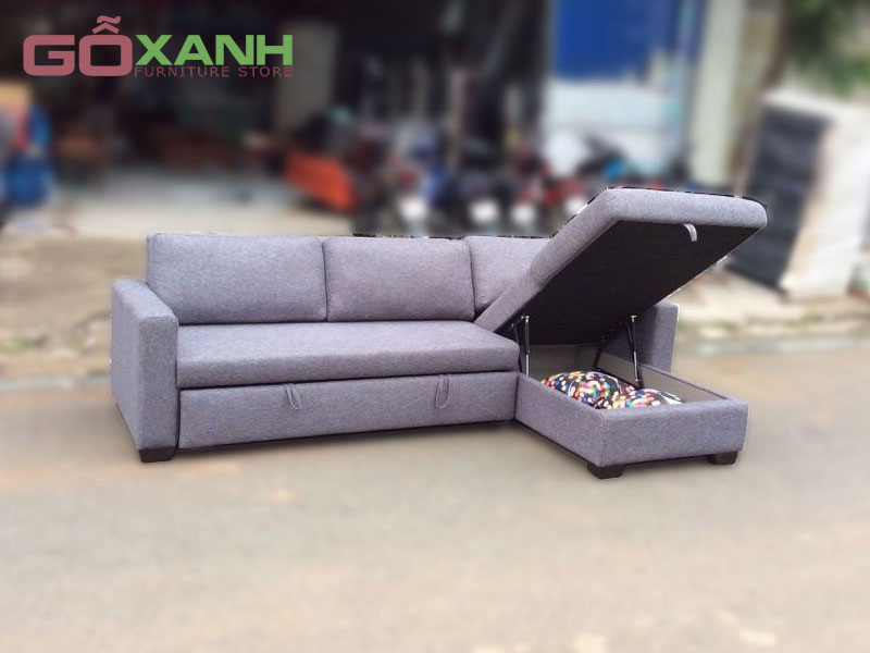 Ghế Sofa Giường Đa Năng - Ghế Sô Pha Góc L Kéo Thành Giường 1