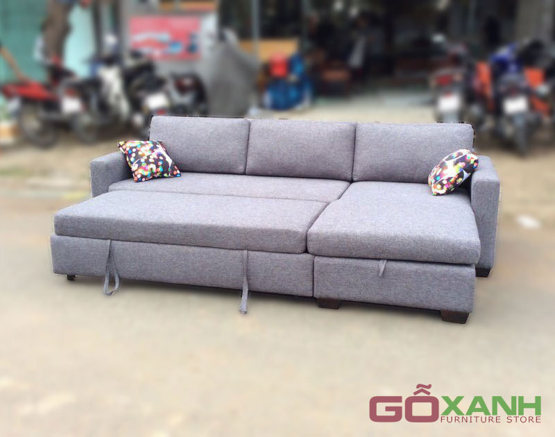 Ghế Sofa Giường Đa Năng - Ghế Sô Pha Góc L Kéo Thành Giường 2