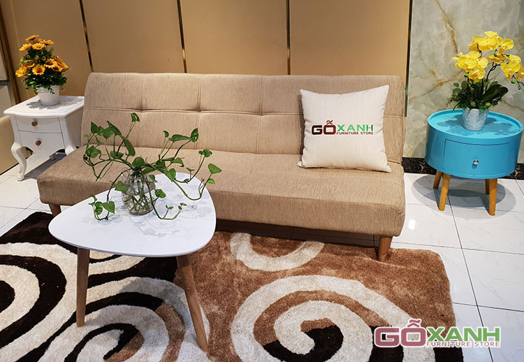 Bộ bàn ghế sofa giường mini dài 1800mm/ Sofa giường nằm 1