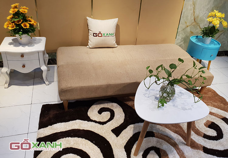 Bộ bàn ghế sofa giường mini dài 1800mm/ Sofa giường nằm 2