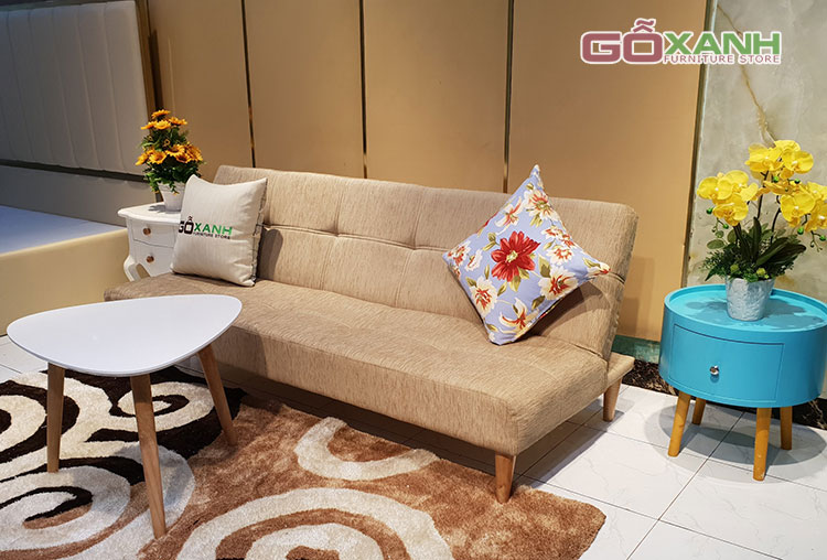 Bộ bàn ghế sofa giường mini dài 1800mm/ Sofa giường nằm 3