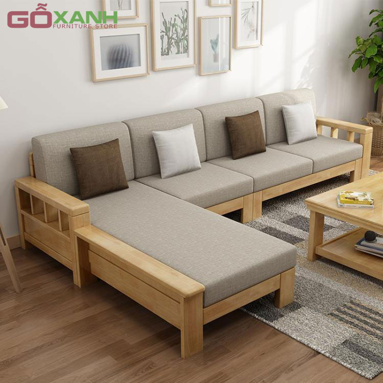 Ghế sofa gỗ sồi kiểu dáng độc đáo, thiết kế đẹp tinh xảo 2