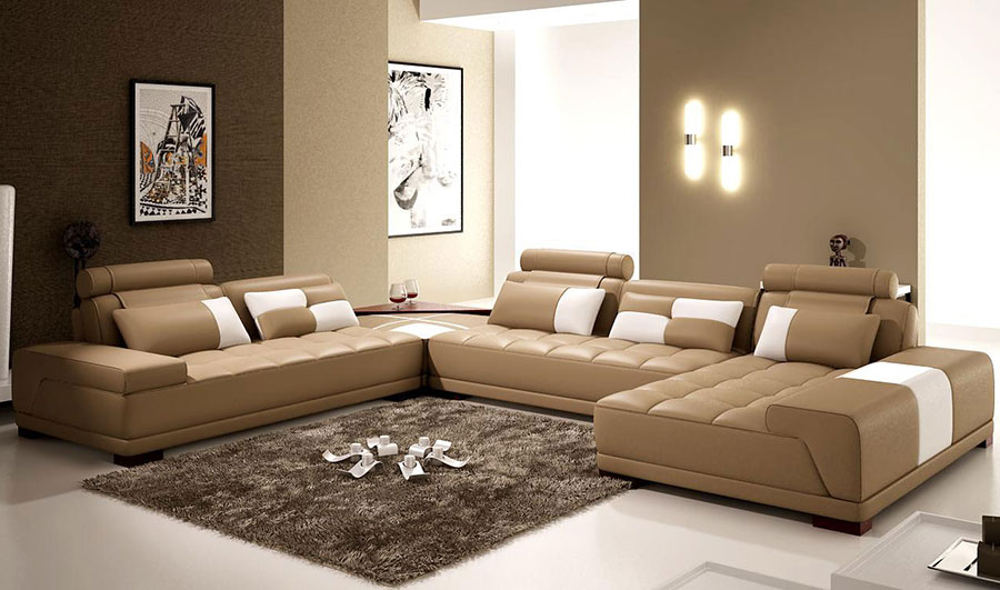 Ghế sofa kích thước lớn cho phòng khách rộng