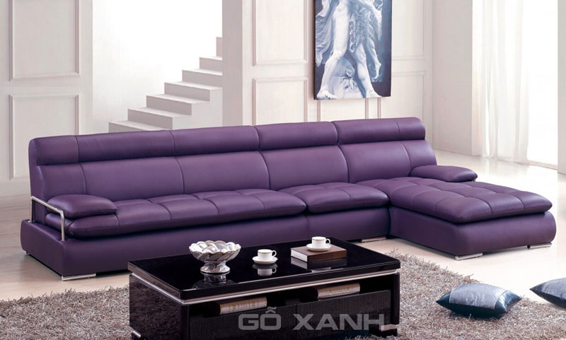 Ghế sofa màu tím