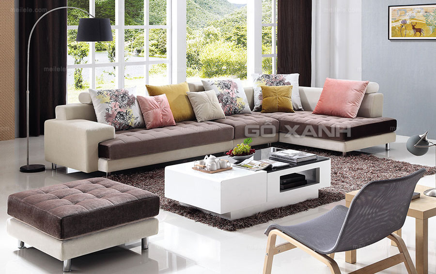 Ghế sofa vải cao cấp