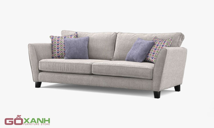 Bộ ghế sofa bọc vải hoa văn đẹp - goxanh.vn