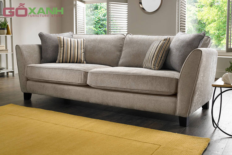 Bộ ghế sofa bọc vải hoa văn đẹp - goxanh.vn 3