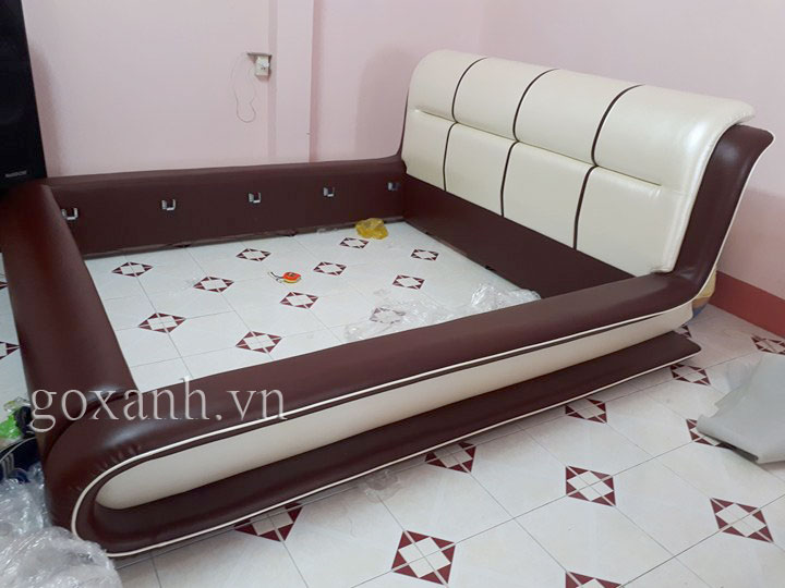 Giường bọc nệm HCM, giường nệm sản xuất tại Tphcm cao cấp 2