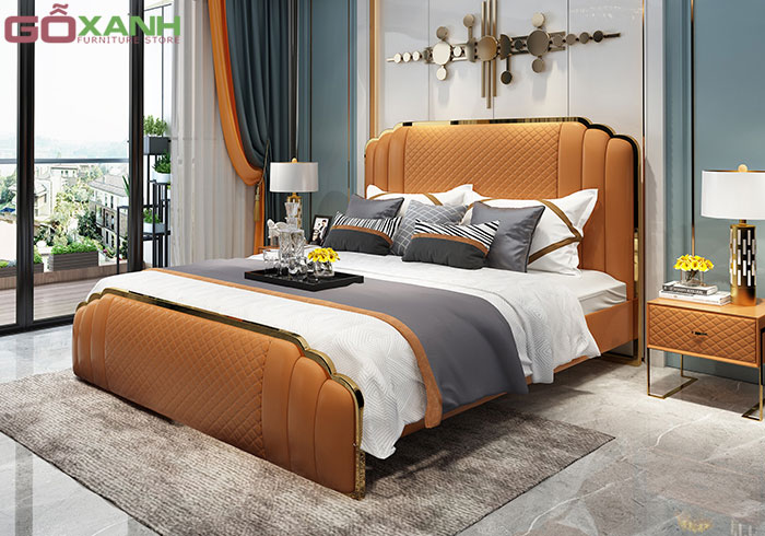 Giường Nệm Giá Tốt Chất Lượng Cao Khung Inox Mạ Titan 1