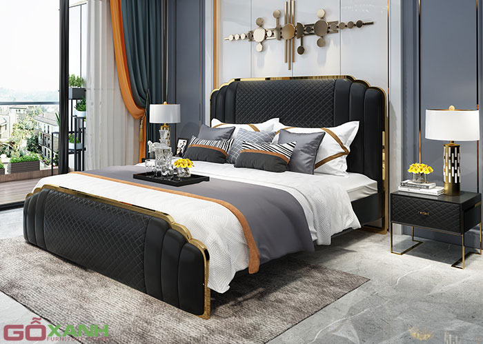 Giường Nệm Giá Tốt Chất Lượng Cao Khung Inox Mạ Titan 3