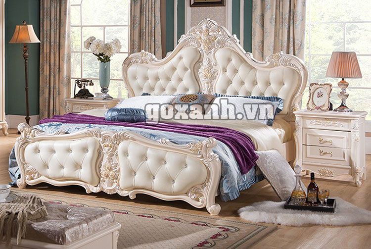 Giường ngủ cổ điển cao cấp phong cách Châu Âu