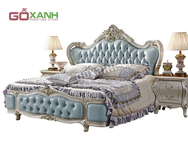 Giường ngủ cổ điển kiểu dáng nữ hoàng, giường nữ hoàng 1