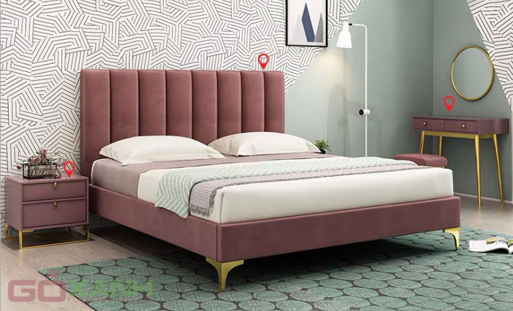 Giường ngủ đẹp giá khuyến mãi