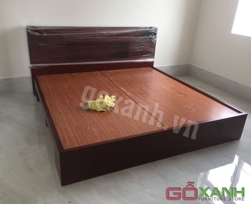 Giường ngủ gỗ căm xe chất lượng giá tốt 1