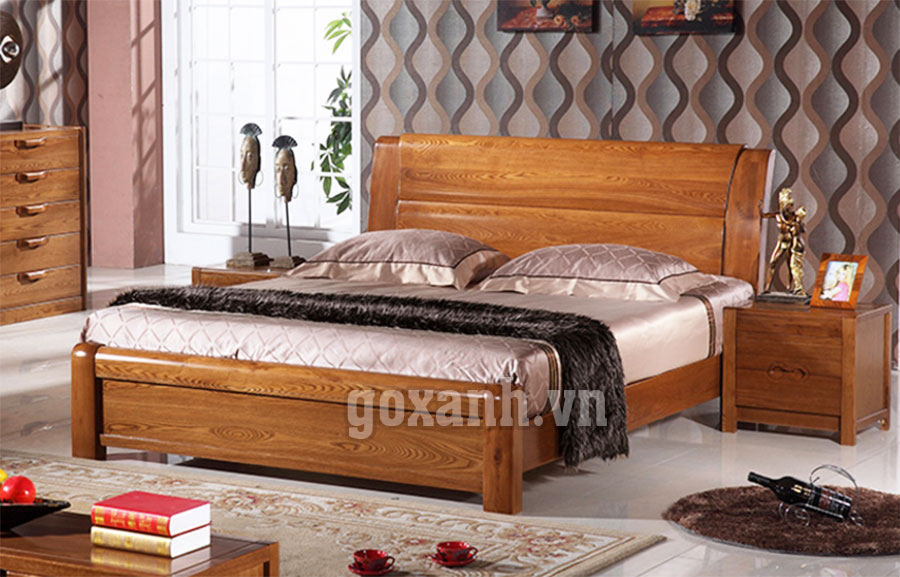 Giường ngủ gỗ tự nhiên đẹp