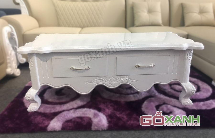 Hình ảnh bàn trà cổ điển đẹp, bàn sofa kiểu hoàng gia 1