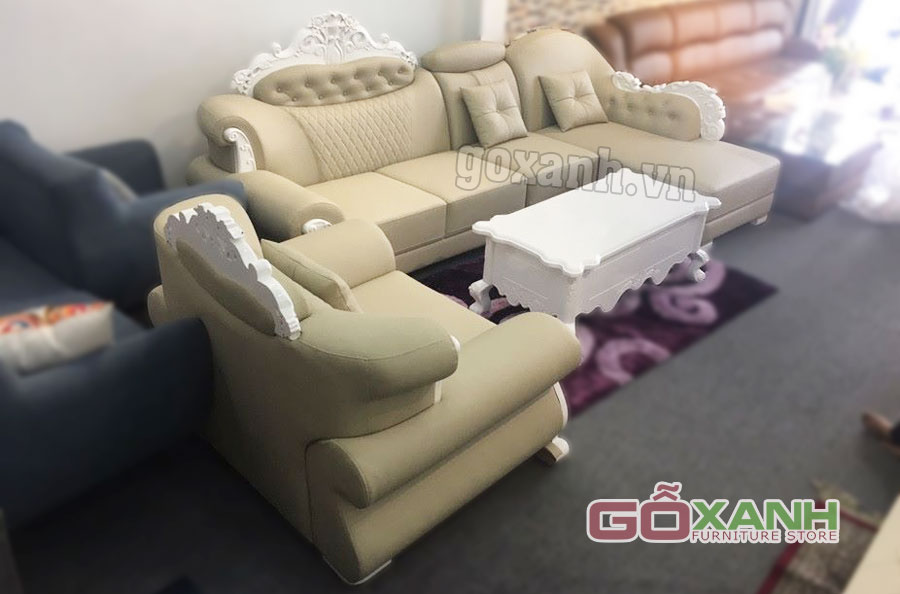 Hình ảnh bộ ghế salon cổ điển đẹp, Ghế cổ điển đục chạm bằng tay 1