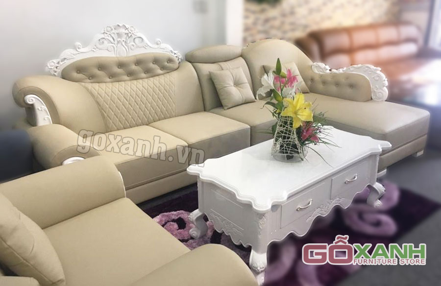 Hình ảnh bộ ghế salon cổ điển đẹp, Ghế cổ điển đục chạm bằng tay 2