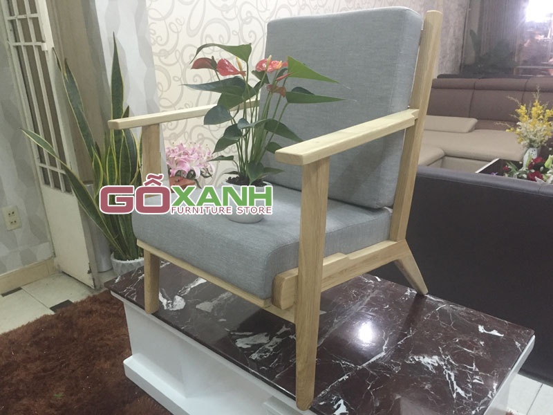 Hình ảnh ghế cafe gỗ bọc nệm, sản xuất ghế quán cà phê 1