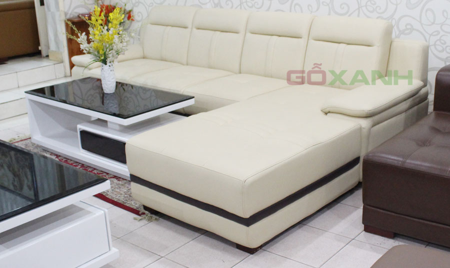 Hình ảnh sofa góc đẹp, hình thực tế, bộ salon góc L 2
