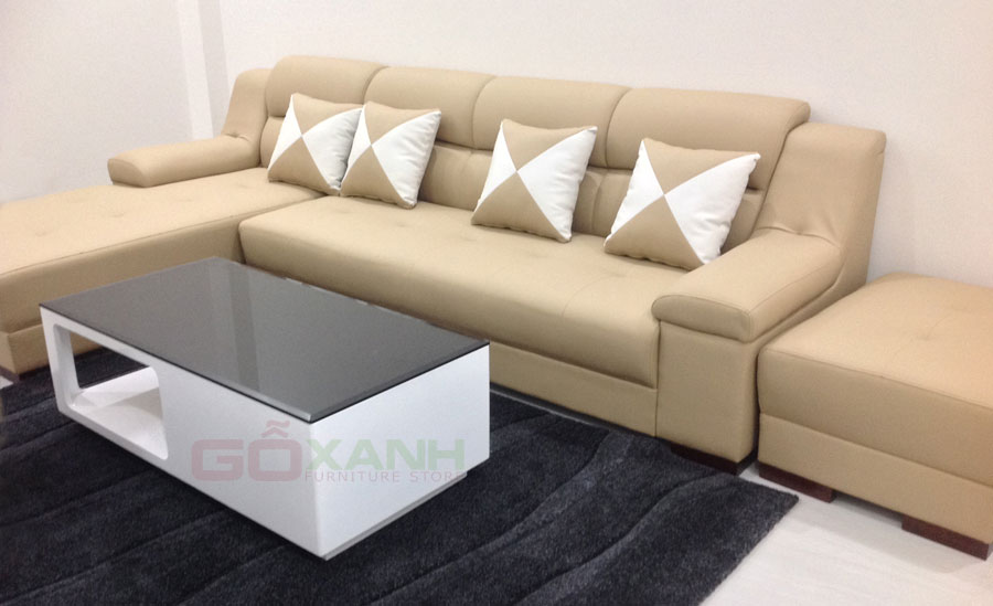 Hình ảnh thực tế ghế sofa phòng khách chụp tại nhà khách hàng 1