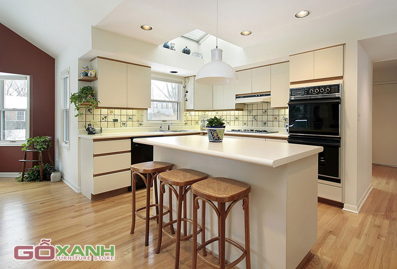 Kệ bếp gỗ công nghiệp, lựa chọn thông minh cho căn bếp hiện đại 1
