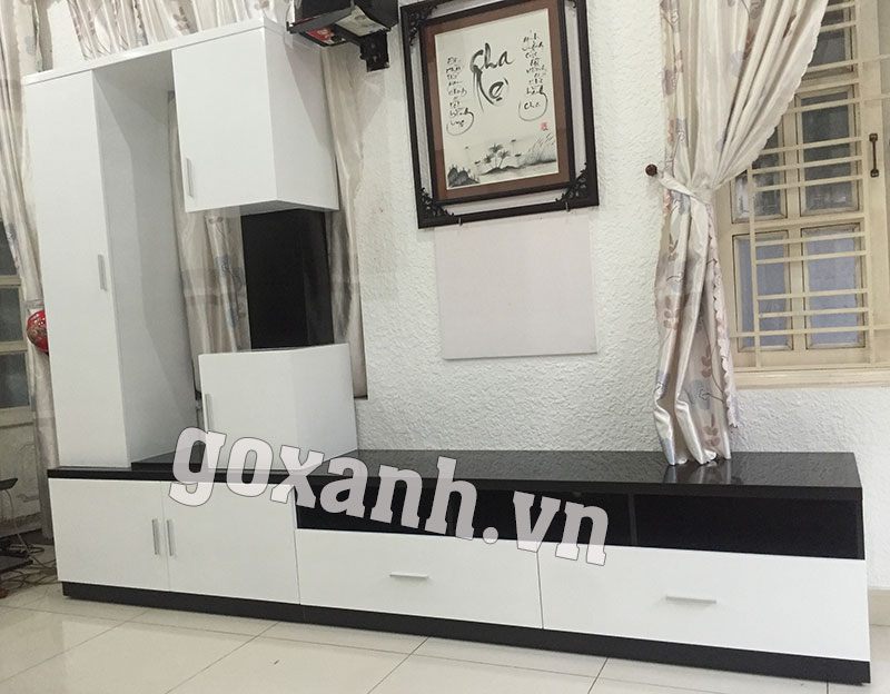 Kệ tivi gỗ công nghiệp hiện đại, giao hàng ở trảng bom đồng nai 3