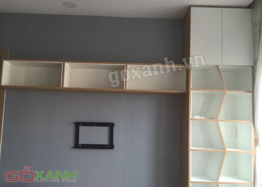 Kệ tivi gỗ ván ép, kệ tivi gỗ ép hcm 2