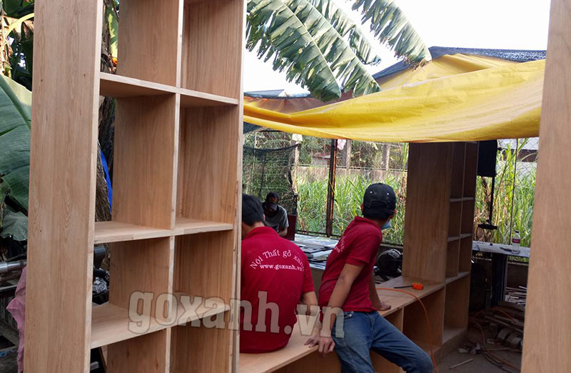 Kệ tivi kiểu dáng tân cổ điển gỗ HDF chống ẩm 2