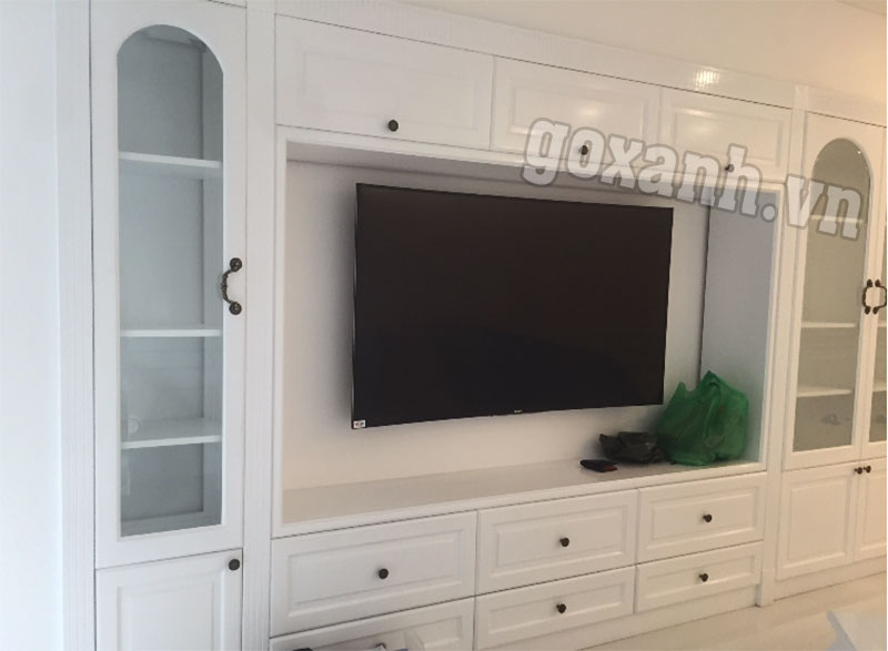 Kệ tivi kiểu dáng tân cổ điển gỗ HDF chống ẩm 3