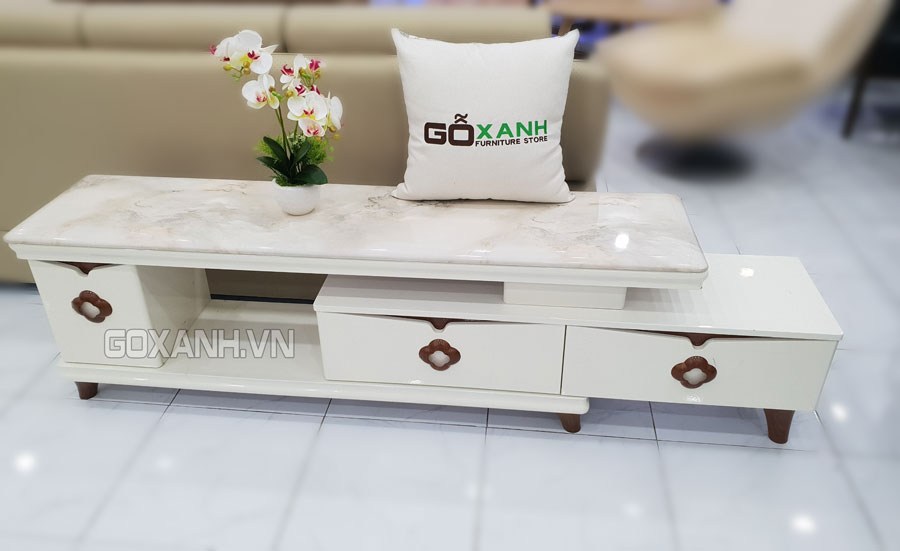 Kệ tivi mặt đá hiện đại sang trọng / kiểu dáng kệ tivi cho nhà hiện đại